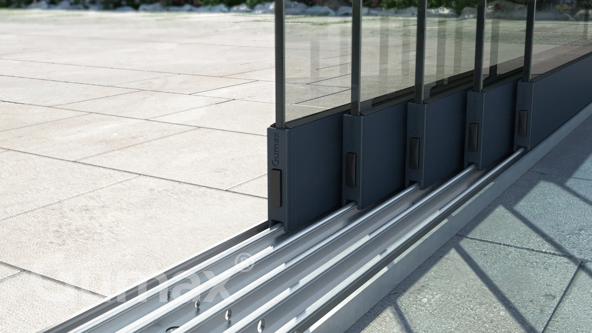 Tuinmaximaal | Glazen Schuifwand 4900 mm - 5 Rail