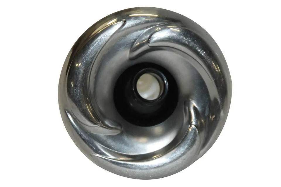 Rising Dragon | 4'' Poly Jet, Twin Roto, Thread-In, 3-Scallop, Chrome-DSG