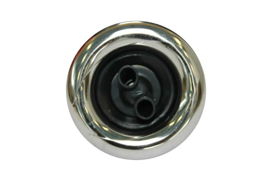 Passion | 5'' Power Jet, Twin Roto, Snap-In, Smooth, Chrome-Black