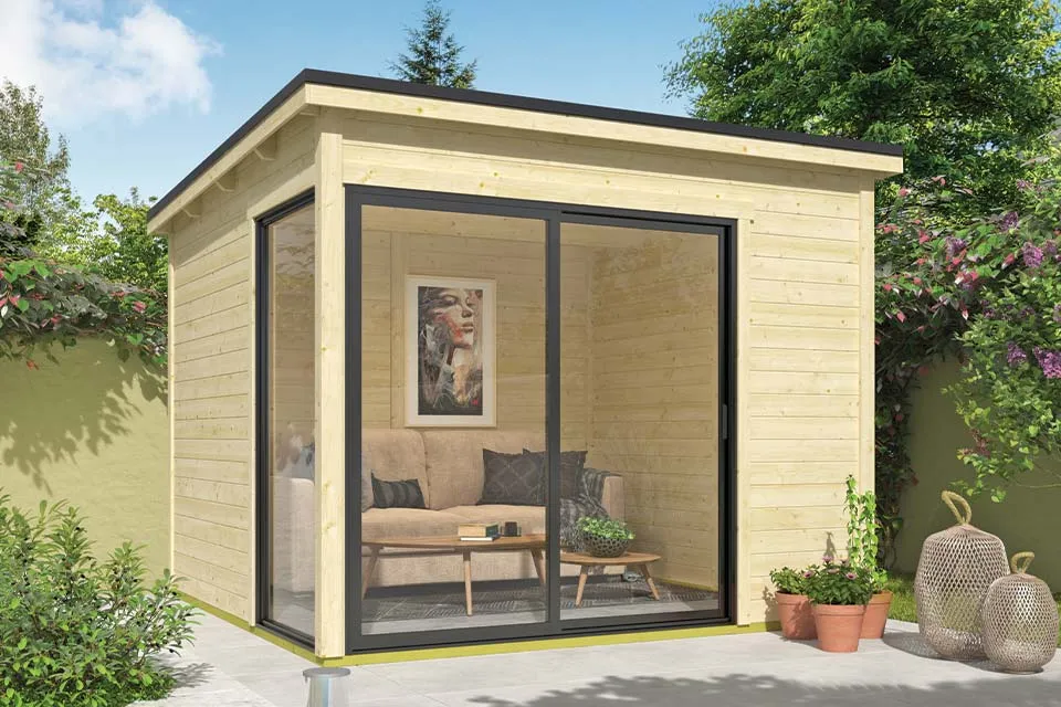 Outdoor Life Products | Tuinhuis Julia 295 x 295 | 4 Kleurvariaties