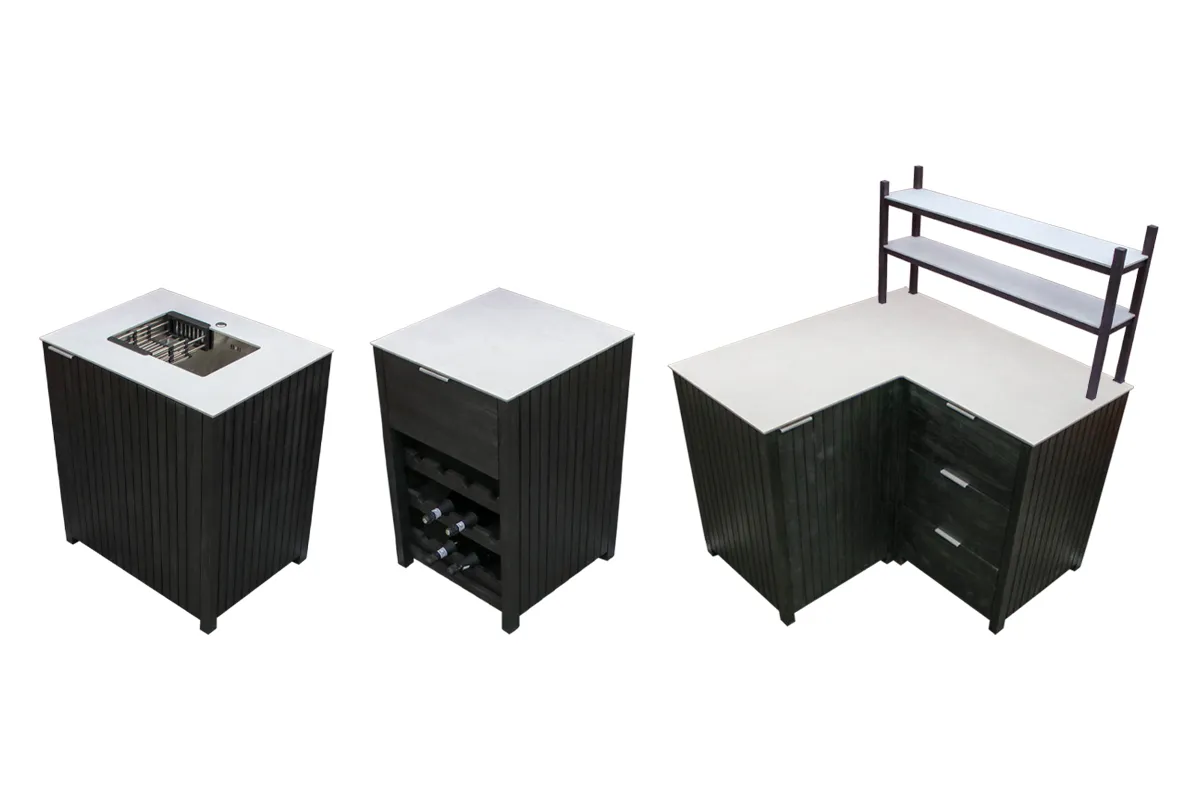 Passion Grills | Buitenkeuken Module Leon | Opstelling 05