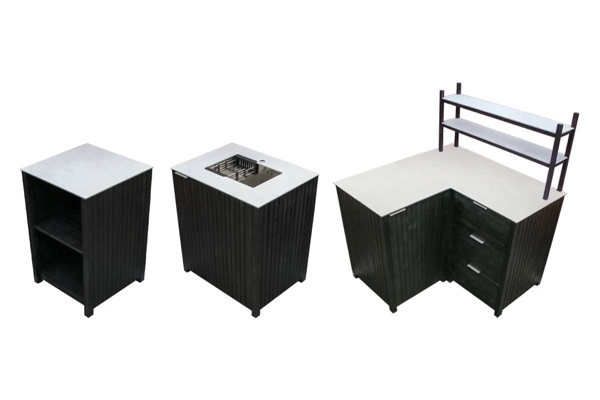 Passion Grills | Buitenkeuken Module Leon | Opstelling 08