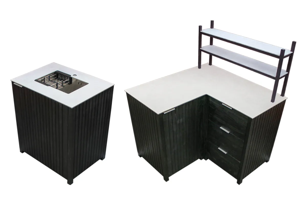 Passion Grills | Buitenkeuken Module Leon | Opstelling 09