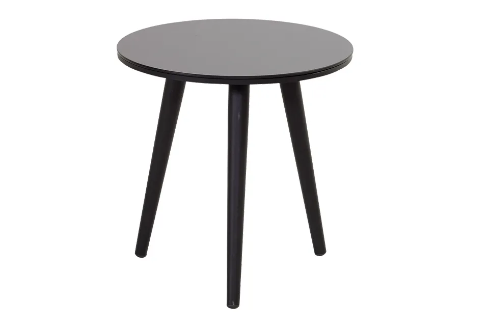 Hartman | Bijzettafel Sophie Studio HPL Ø45 x 45(h) cm | Carbon Black