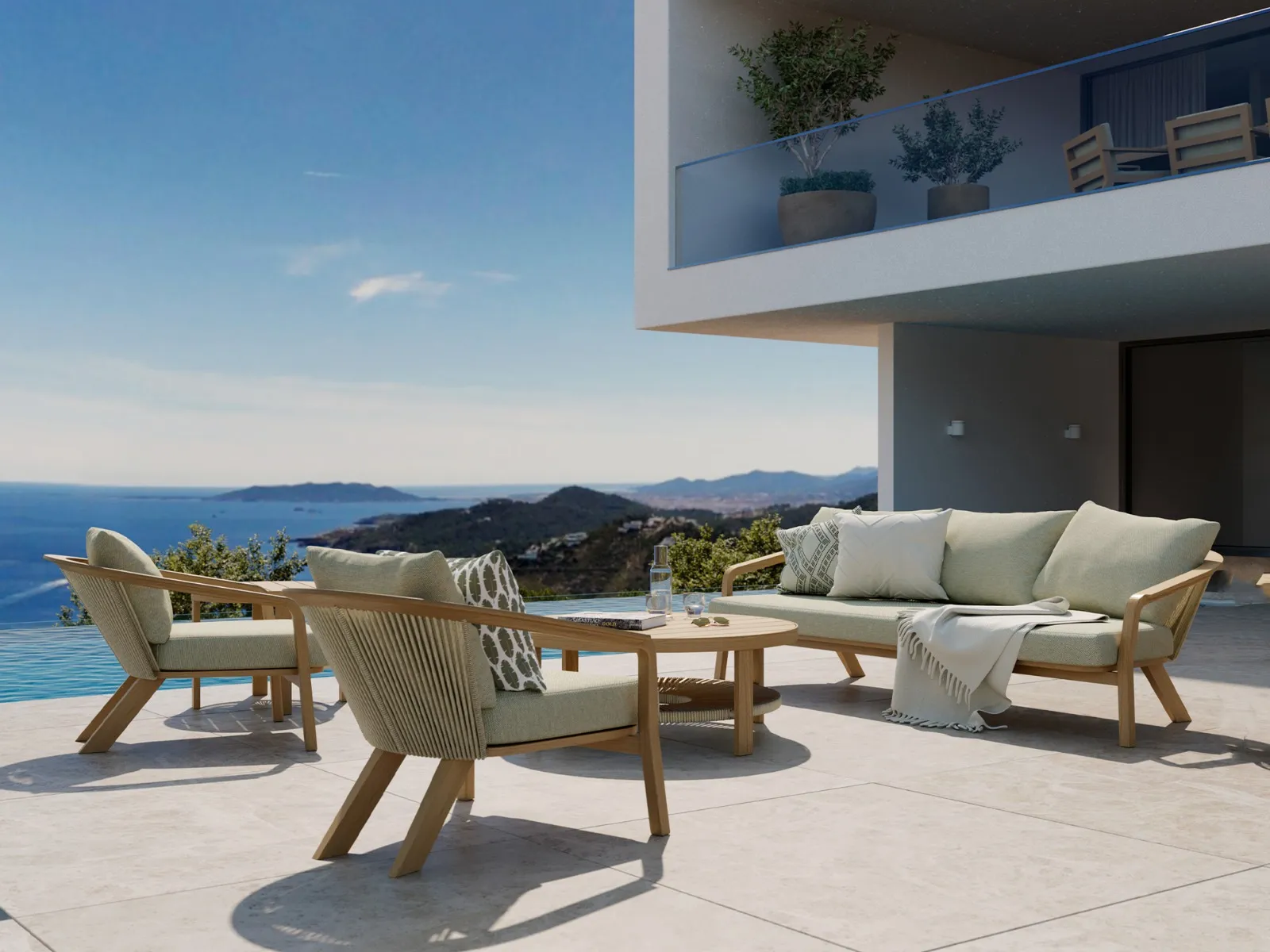 Borek | Loungeset Chepri | Teak 