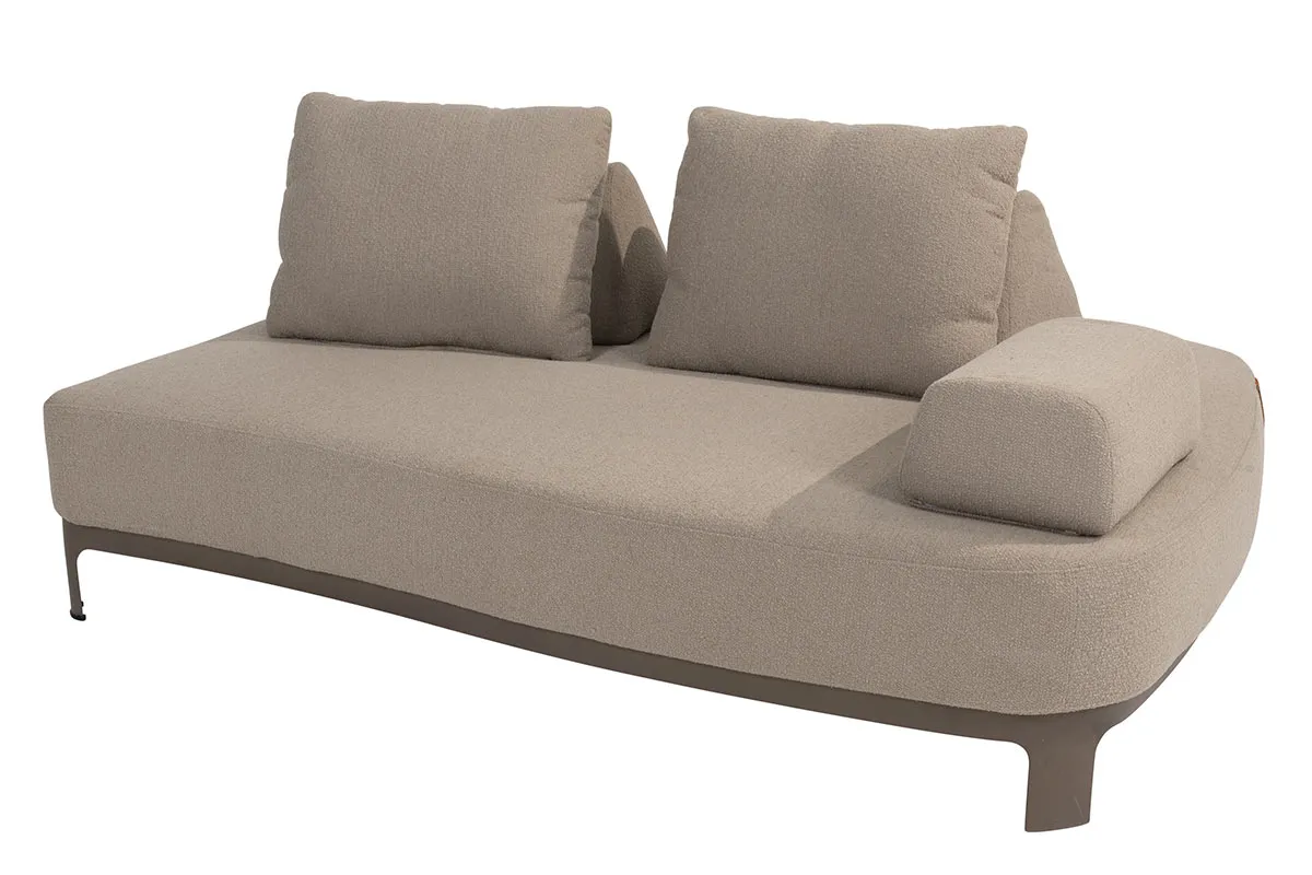 4 Seasons Outdoor | Santorini Loungebank 2-zits met Armleuning