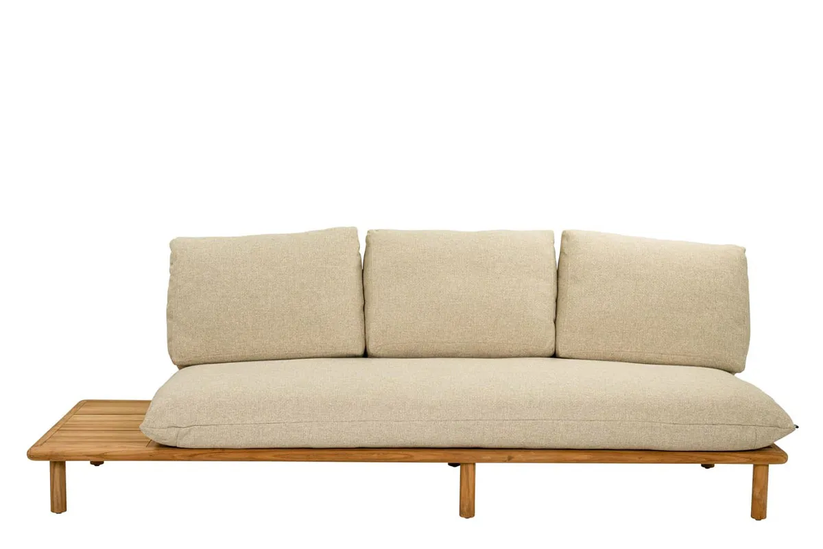 Apple Bee | Loungebank Sling 3-zits Rechts | Ecru