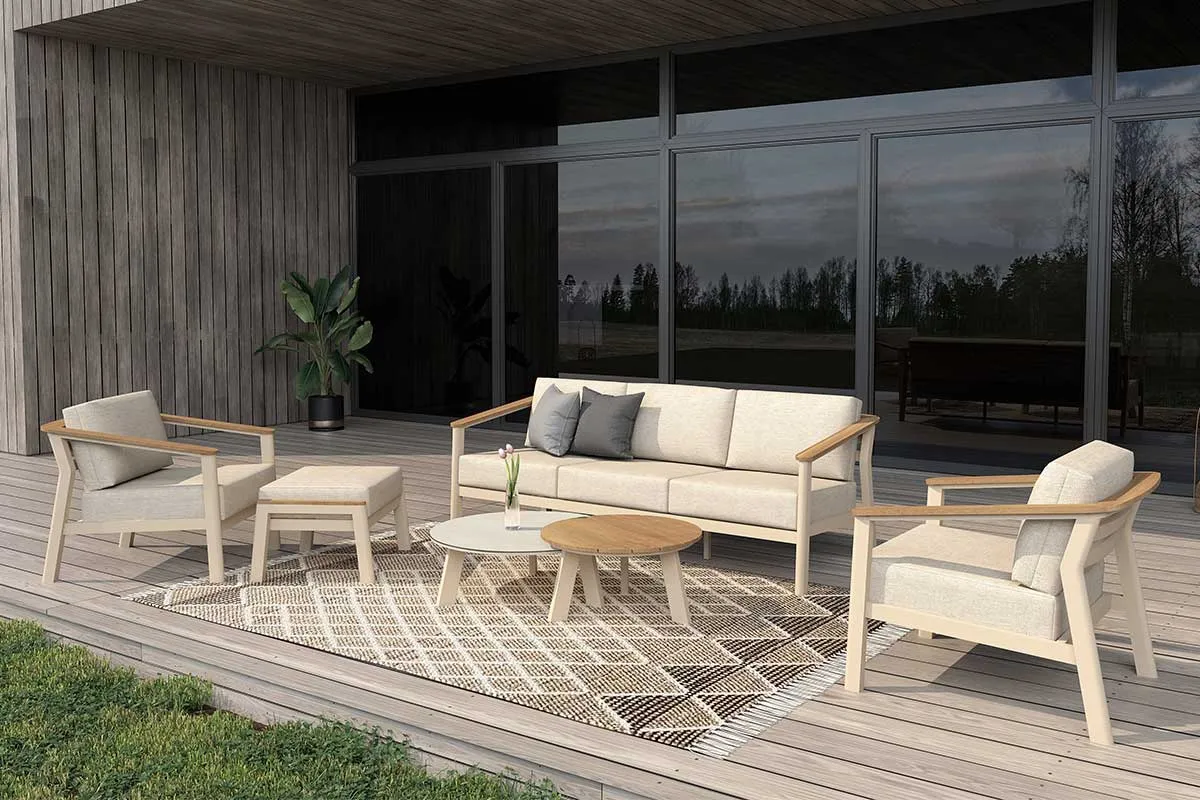 Taste by 4 Seasons | Loungeset Olivia met Voetenbank en Koffietafels
