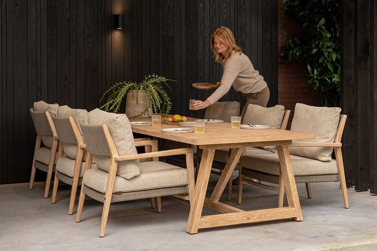 4 Seasons Outdoor | Low-Diningset Julia