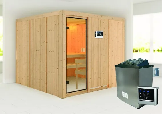 met Saunakachel 9 kW met Externe Bediening