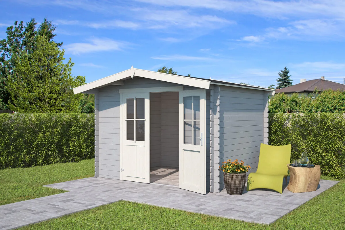 Platinum Outdoor Life Products | Tuinhuis Baltimore 292 x 230 | Gecoat |  Grey-Wit