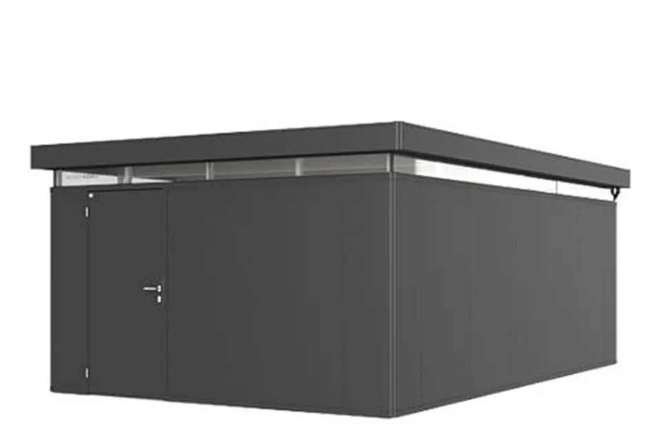 Biohort | Berging CasaNova 4 x 6 | Deur Linksdraaiend | Donkergrijs-Metallic
