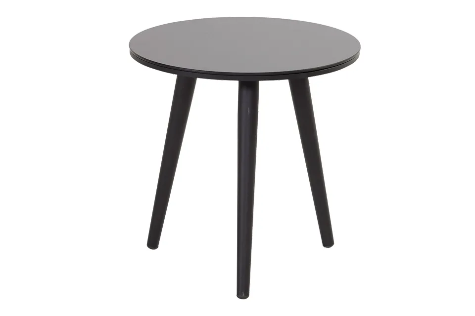 Hartman | Bijzettafel Sophie Studio HPL Ø45 x 40(h) cm | Carbon Black