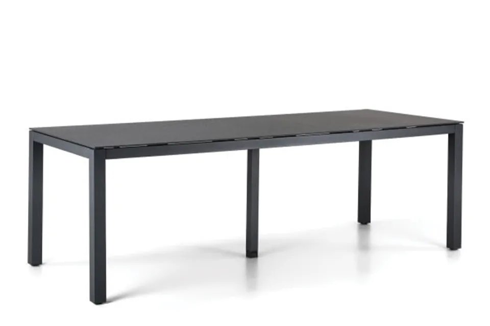 Tuintafel-Eettafel Bonito 180x90 Antraciet Fonteyn