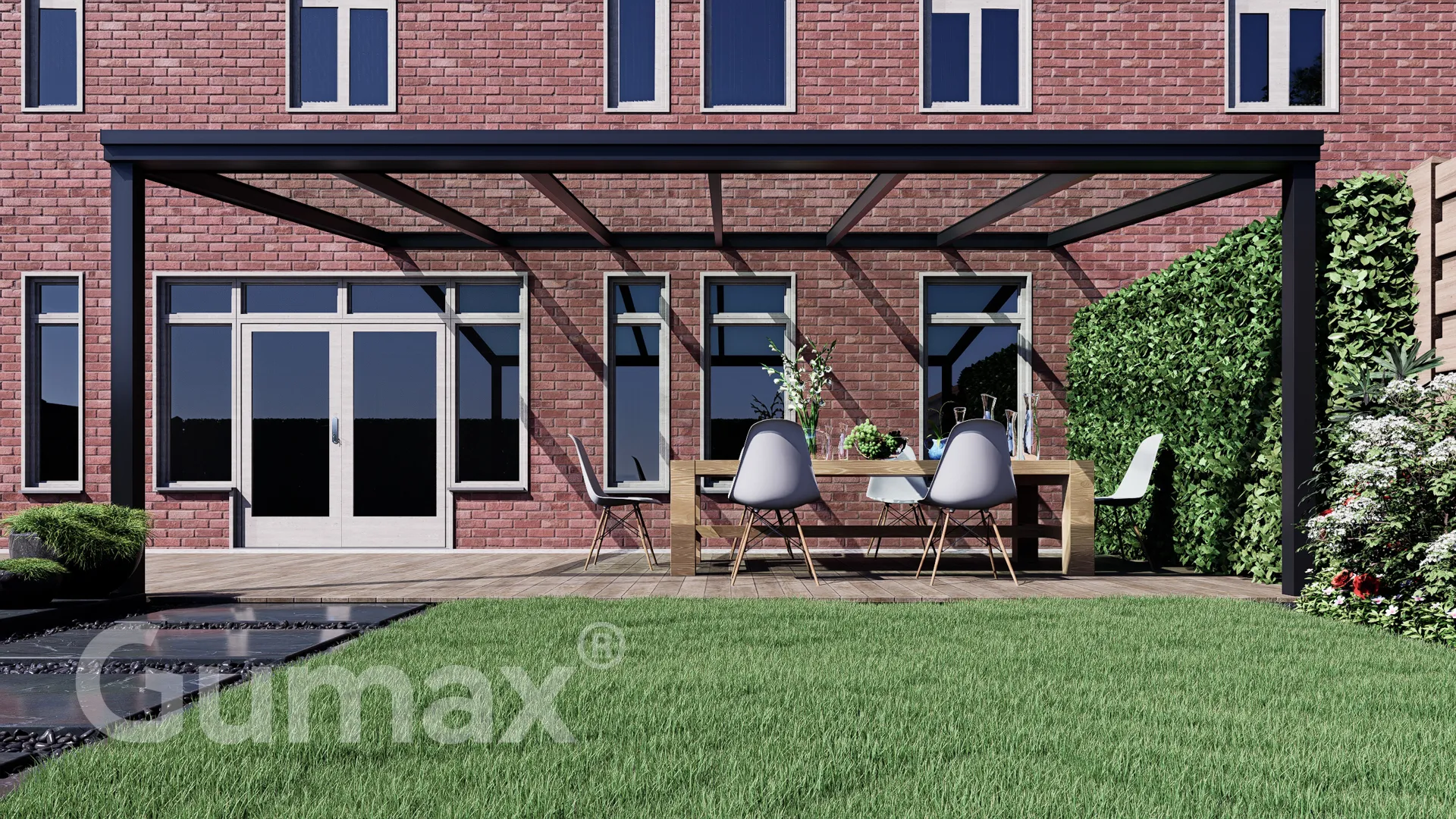 Tuinmaximaal | Heavy Duty Veranda Authentiek Mat Zwart