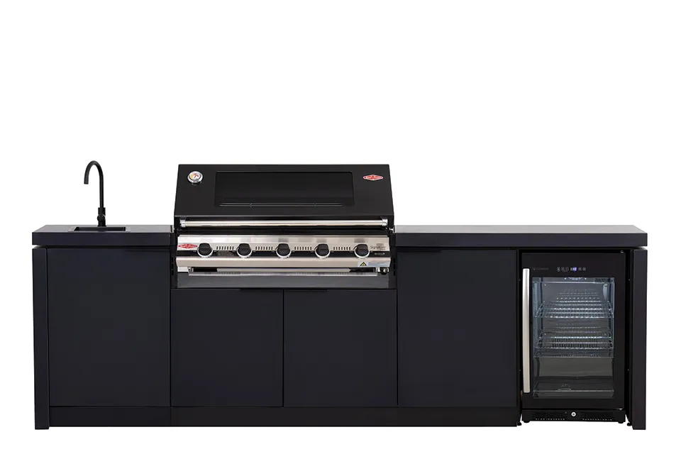 Beefeater | Buitenkeuken module Cabinex voor Signature 5-burner Standard Pack c/w 3000E Series BBQ & Cabinex Fridge