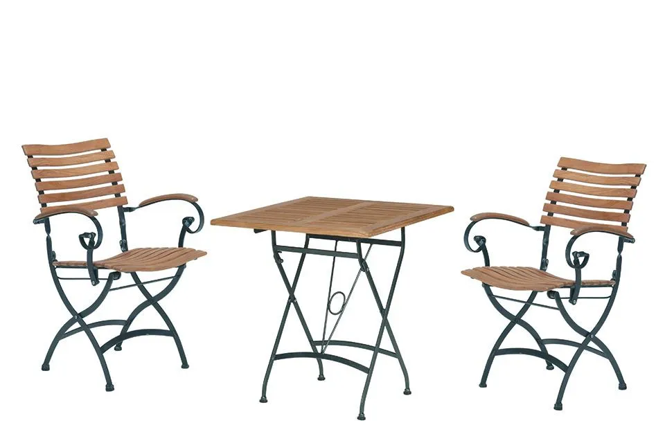 4 Seasons Outdoor | Bistroset Bellini | Zwart-Teak