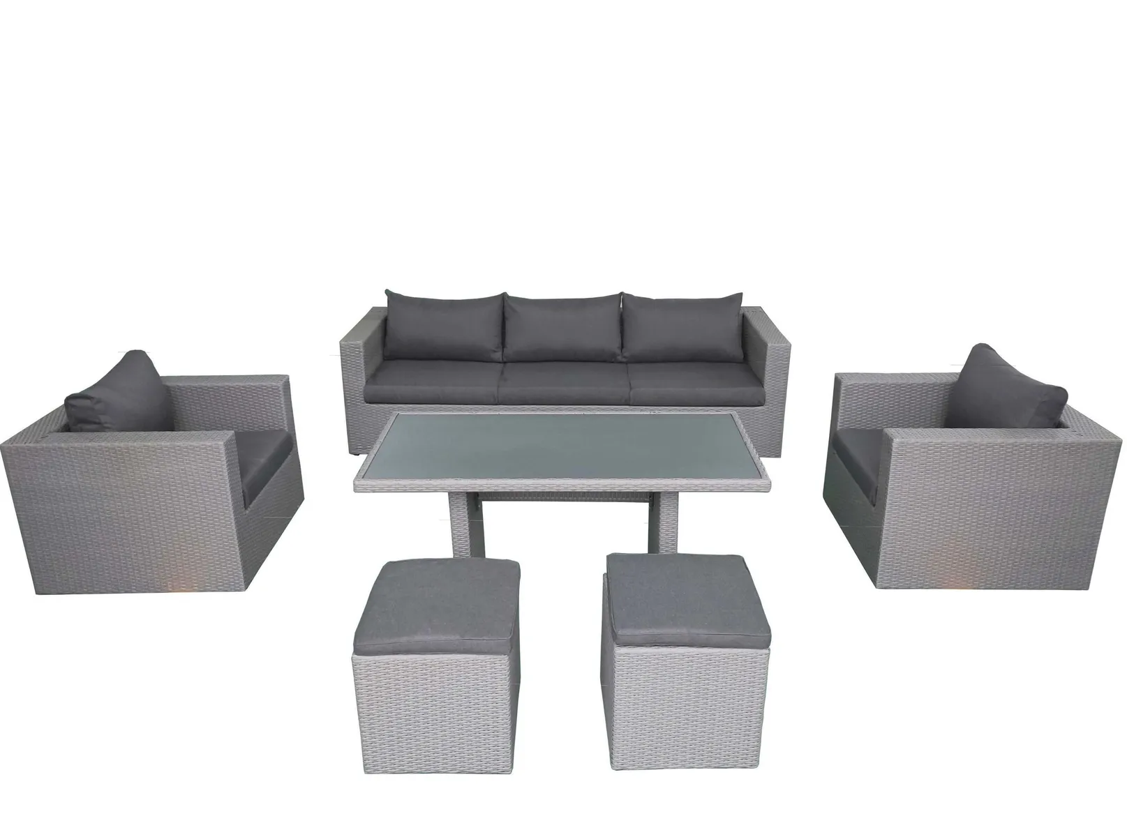 Fonteyn | Loungeset met Hoge Tafel Salou | Dark Grey