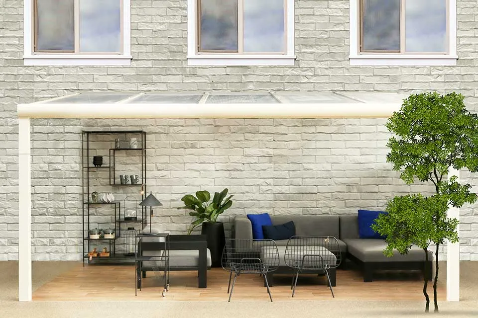 Fonteyn | Veranda Comfortline met Glas 706 x 400 | RAL9010