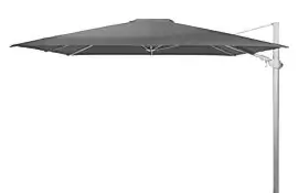 4 Seasons Outdoor | Zweefparasol Siesta Premium 300 x 300 cm | Wit-Charcoal
