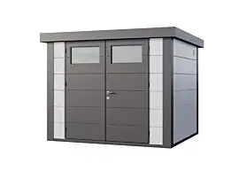 Telluria | Tuinhuis Classico 2724 | Wit-Antraciet