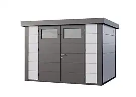 Telluria | Tuinhuis Classico 3024 | Wit-Antraciet