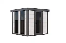 Telluria | Tuinhuis Luminato 2424 | Wit-Antraciet