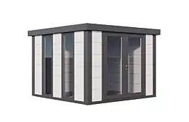 Telluria | Tuinhuis Luminato 3030 | Wit-Antraciet
