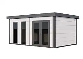 Telluria | Tuinhuis Luminato 5436 | Wit-Antraciet