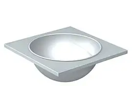 OneQ | Ice Inox | Built-in Wijnkoeler/Schaal RVS