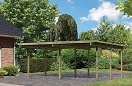 Karibu | Dubbele Carport Eco 1 | Variant A