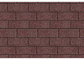 Karibu | Dakshingles Rechthoek 3m2 | Donkerrood