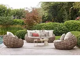 Cocoon Loungeset | Biculair Wicker | Apple Bee