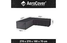 AeroCover | Loungesethoes 270 x 270 x 100 x 70(h) cm | L-vorm