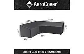 Loungesethoes AeroCover Platinum 300 x 2300 L-vorm Trapeze