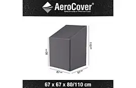 Stapelstoelhoes AeroCover Platinum 67 x 67 cm