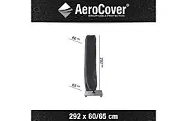 Parasolhoes AeroCover Platinum 292(H) x 60-65 cm