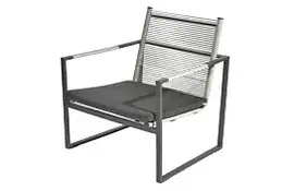 Borek | Loungestoel Andria | Iron Grey