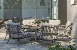 4 Seasons Outdoor | Low-Diningset Calpi