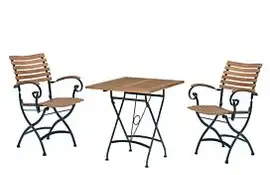 4 Seasons Outdoor | Bistroset Bellini | Zwart-Teak