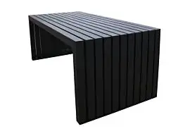 Fonteyn | Tuintafel Aluminium 200 x 92 cm | Zwart