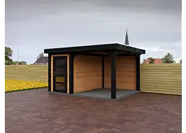 Fonteyn | Jasmijn Tuinhuis met Overkapping 400 x 300 Exclusief