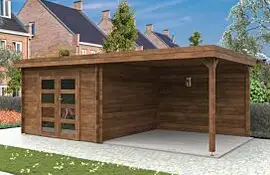 Fonteyn | Tuinhuis Lynn 600x300 HG Bruin