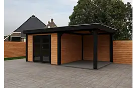 Fonteyn | Lynn Tuinhuis met Overkapping 550 x 300 Exclusief