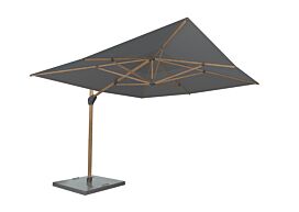 4 Seasons Outdoor | Parasol Hacienda 300 x 400 cm | Houtlook-Charcoal