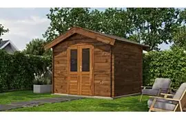 Lugarde Select Blokhut Borculo 300x250cm - Keteldruk Bruin