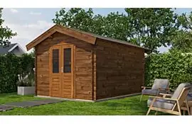 Lugarde Select Blokhut Olst 300x400cm - Keteldruk Bruin