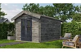 Lugarde Select Blokhut Olst 300x400cm - Keteldruk Grijs