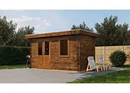 Lugarde Select | Tuinhuis Doetinchem 400 x 200 | Keteldruk Bruin