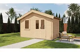 Lugarde Select Blokhut Rhenen 400x200cm - Onbehandeld
